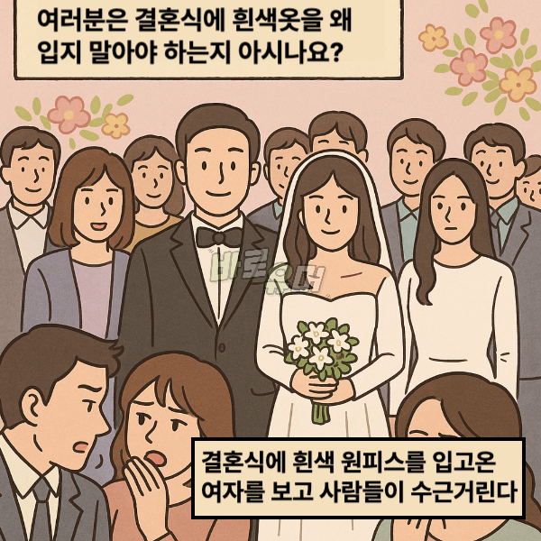 결혼식에 하얀 원피스를 입고온 모르는 여자를 보고 소름돋은 이유 2