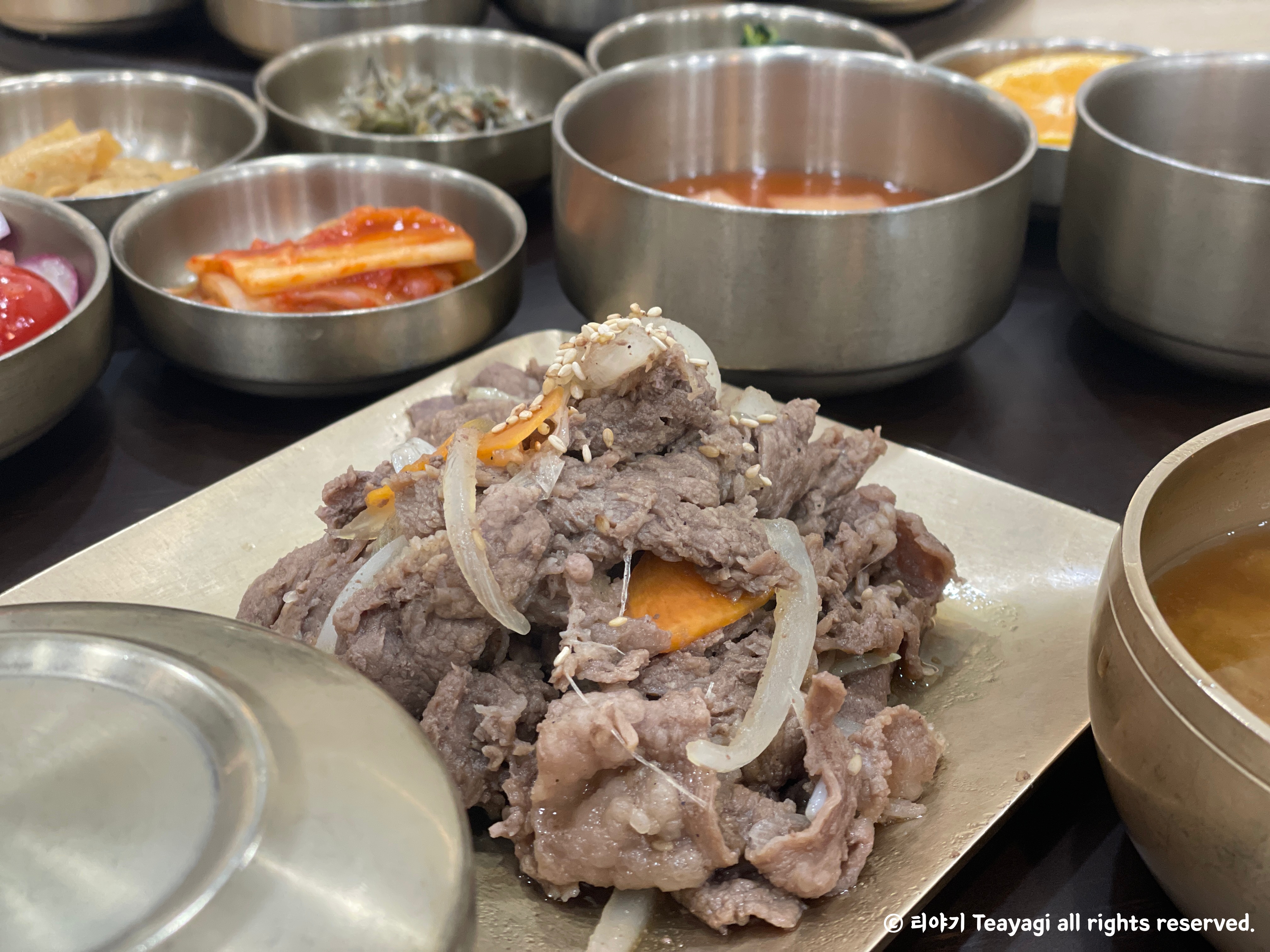 잠실-롯데월드타워-맛집-한국의집-불고기반상