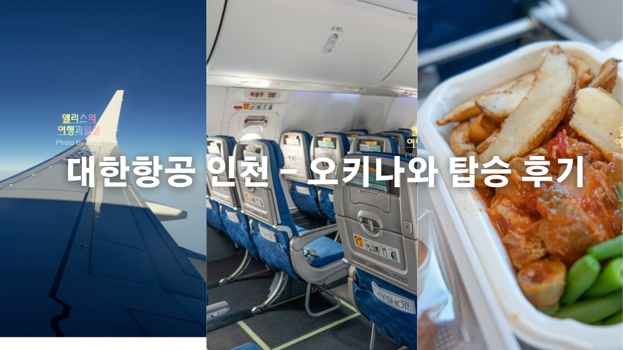 대한항공 인천 - 오키나와 탑승 후기