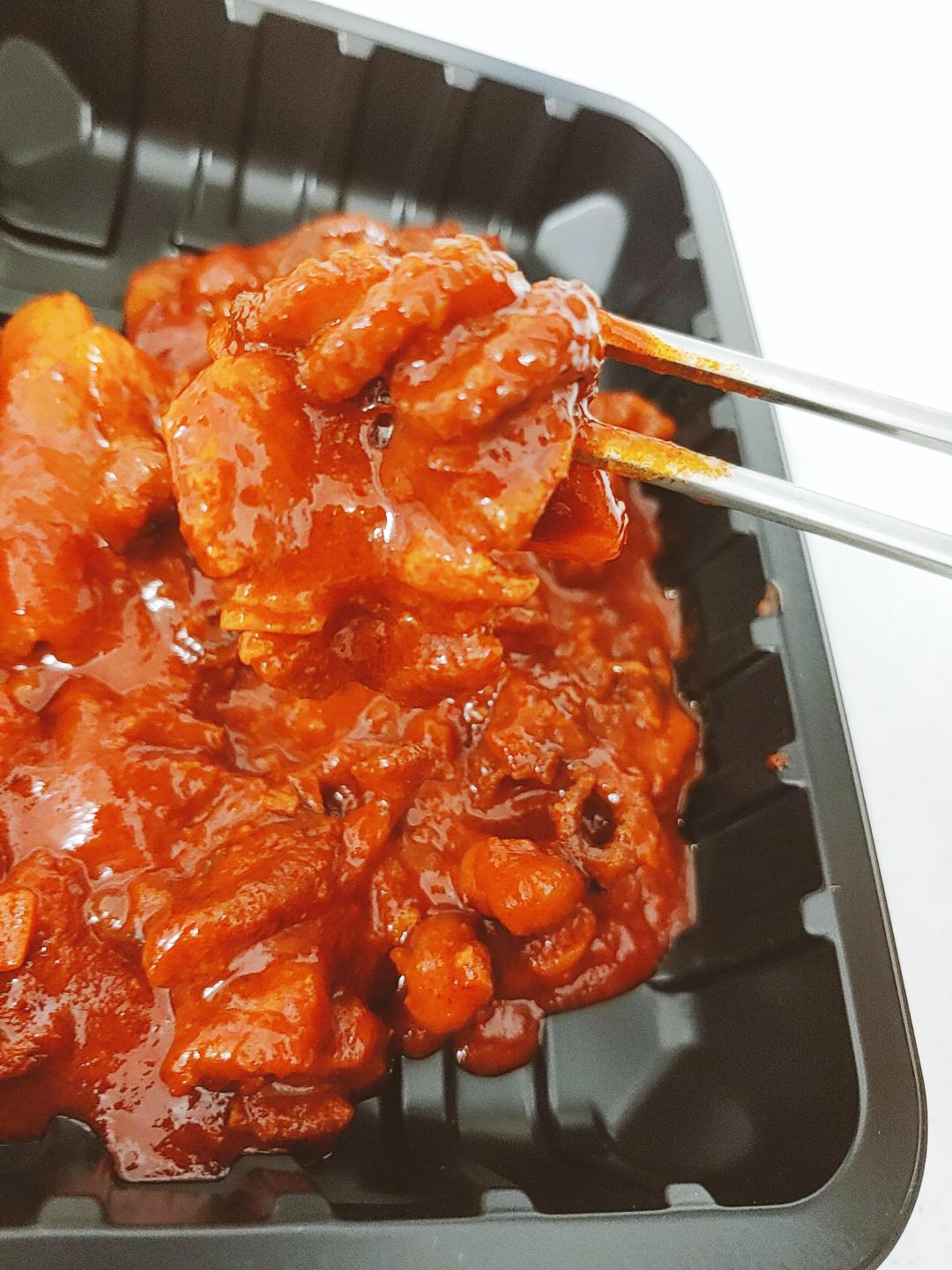  마늘주꾸미삼겹살 리뷰/ 편의점혼술안주 추천!