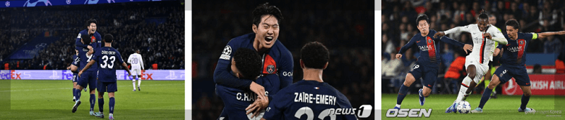 이강인 PSG 데뷔골