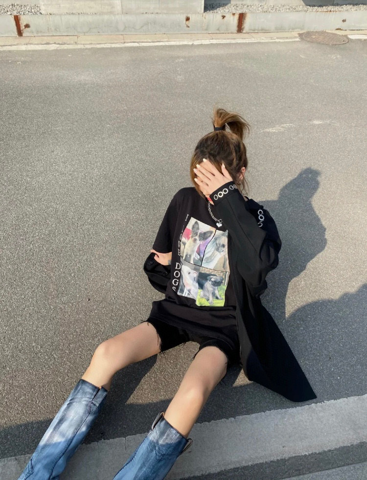  [BALENCIAGA] 발렌시아가 I LOVE DOGS 반팔 티셔츠 641614 TJVH1 1000