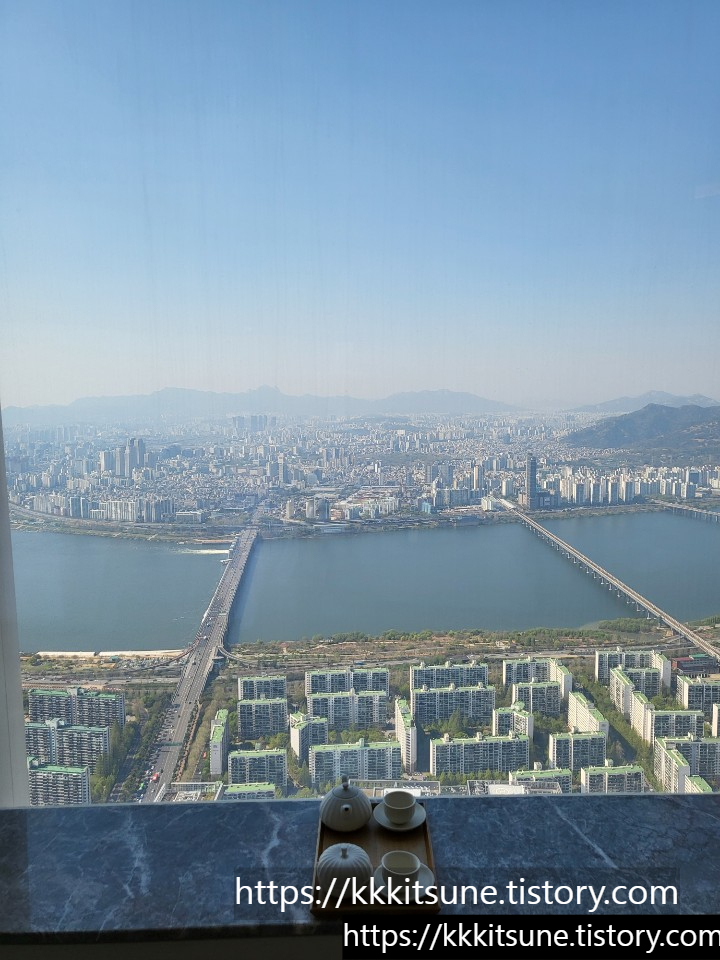 서울 잠실 롯데 시그니엘 한강뷰