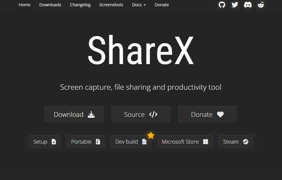 ShareX-다운로드