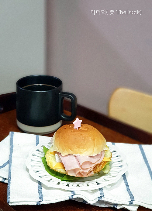 맛있는 모닝빵 샌드위치