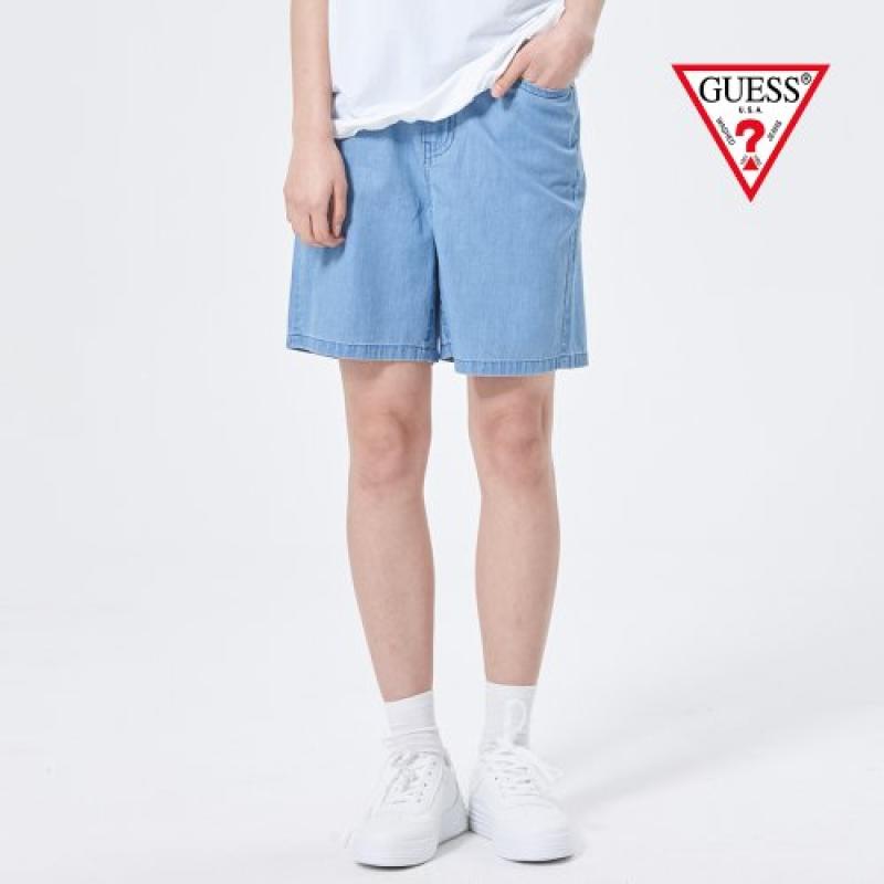 게스 여성 L톤 밴딩 반바지 OL2D0791