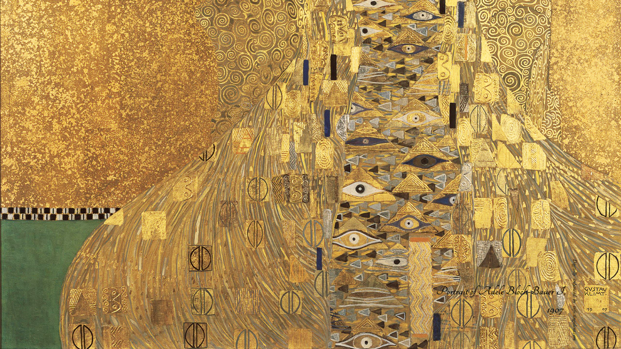 10 아델르 블로흐 바우어의 초상 I 문양 C - Gustav Klimt 클림트배경화면