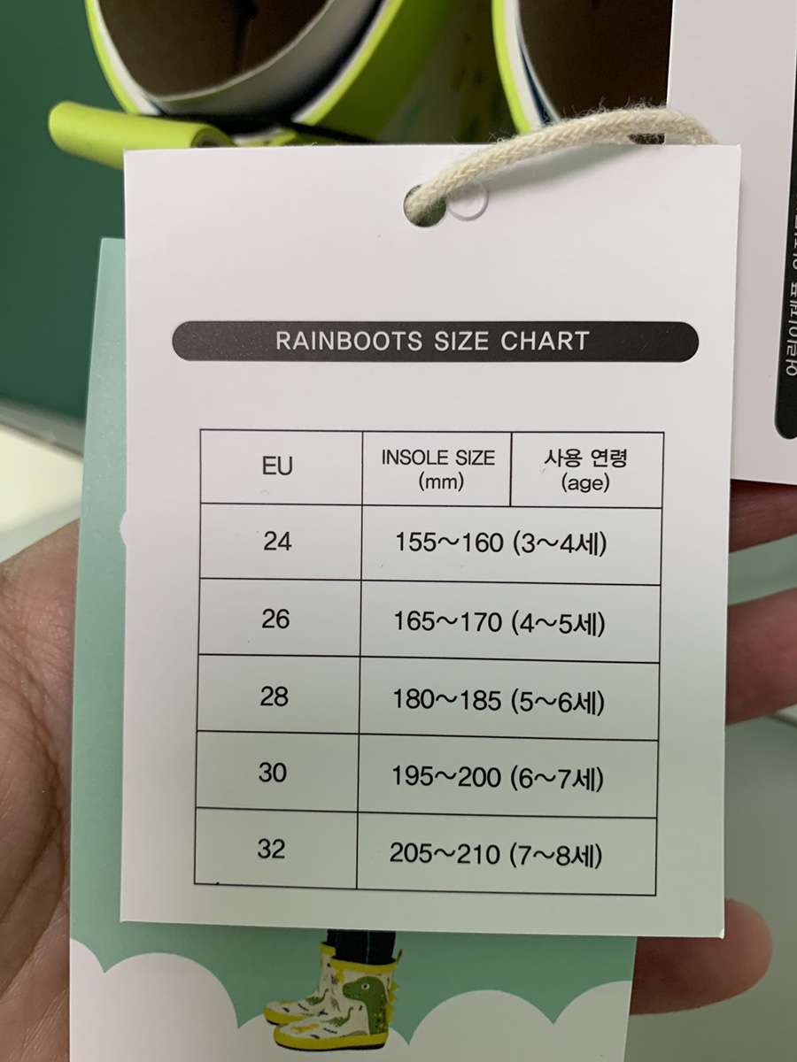 레인부츠 :: 코스트코 공룡 장화 HAS KIDS RAINBOOTS 헤즈 키즈 2