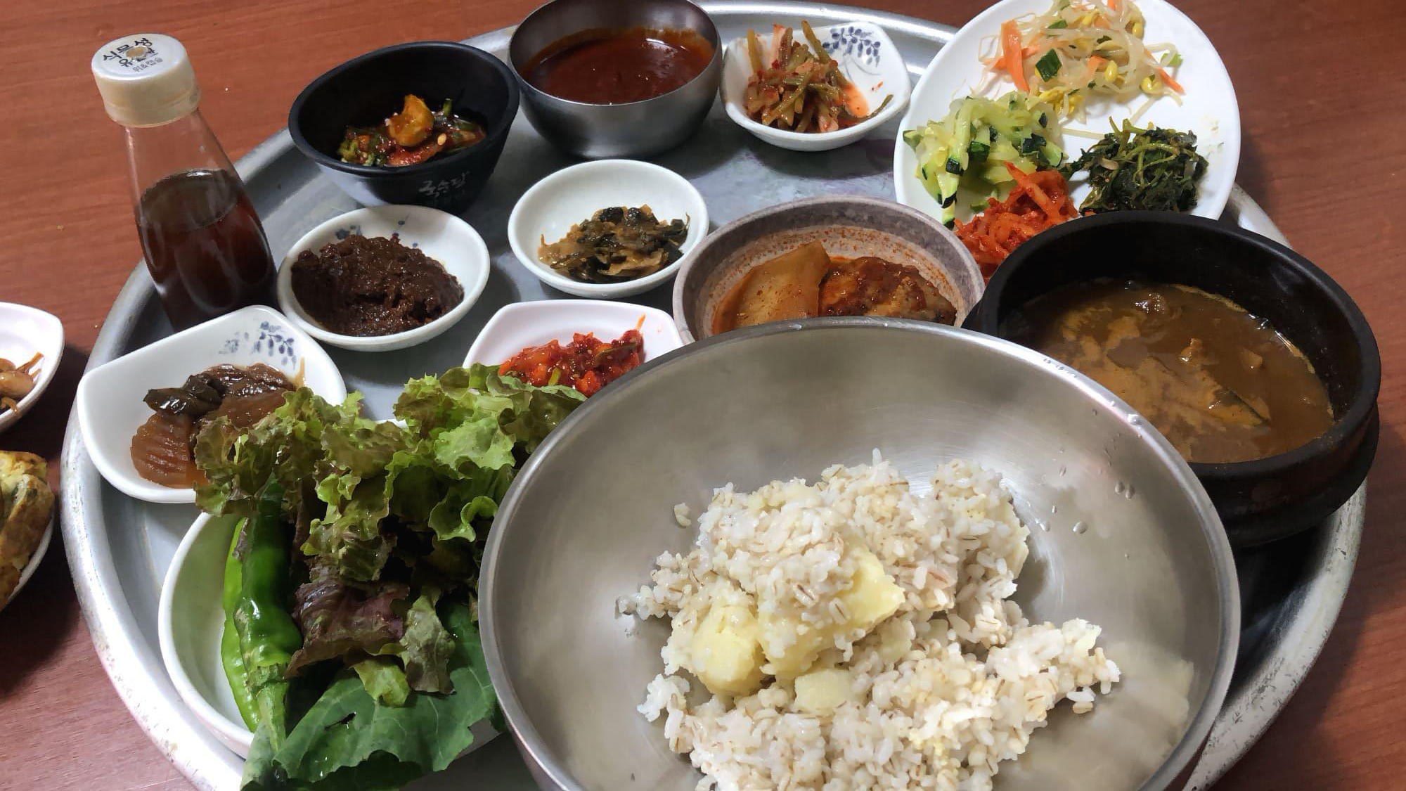  강릉 중앙시장 백반 맛집 불개미식당 후기