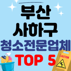 부산 사하구 입주청소 전문 후기 업체 이사청소 원룸청소 추천 견적 비용 가격 비교 TOP 5