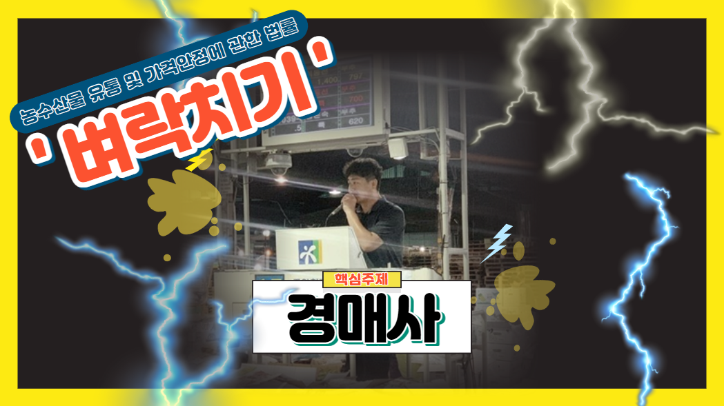  [벼락치기 농안법①] 여러분이 되고자 하는 경매사에 대해서 얼마나 알아요?