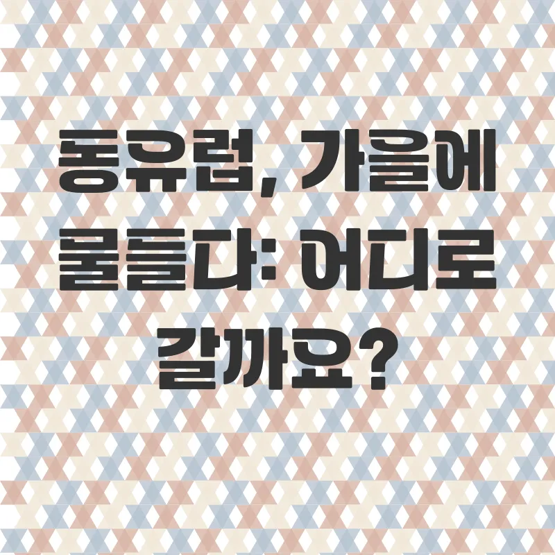 동유럽 가을 여행_1