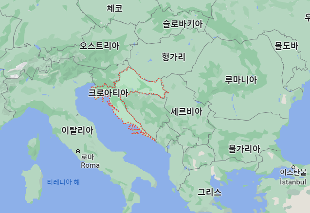 크로아티아-구글맵-사진