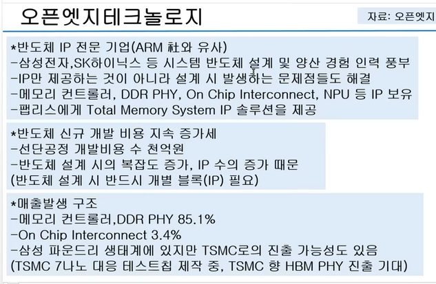 오픈엣지테크놀로지 - IP