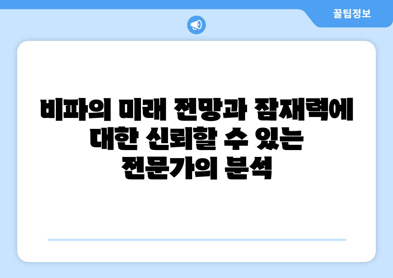 비파의 미래 전망과 잠재력에 대한 신뢰할 수 있는 전문가의 분석