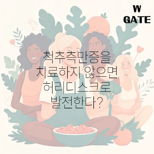 척추측만증을 치료하지 않으면 허리디스크로 발전한다?