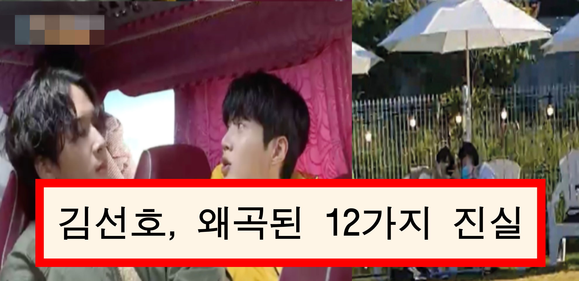  김선호 왜곡된 12가지 진실