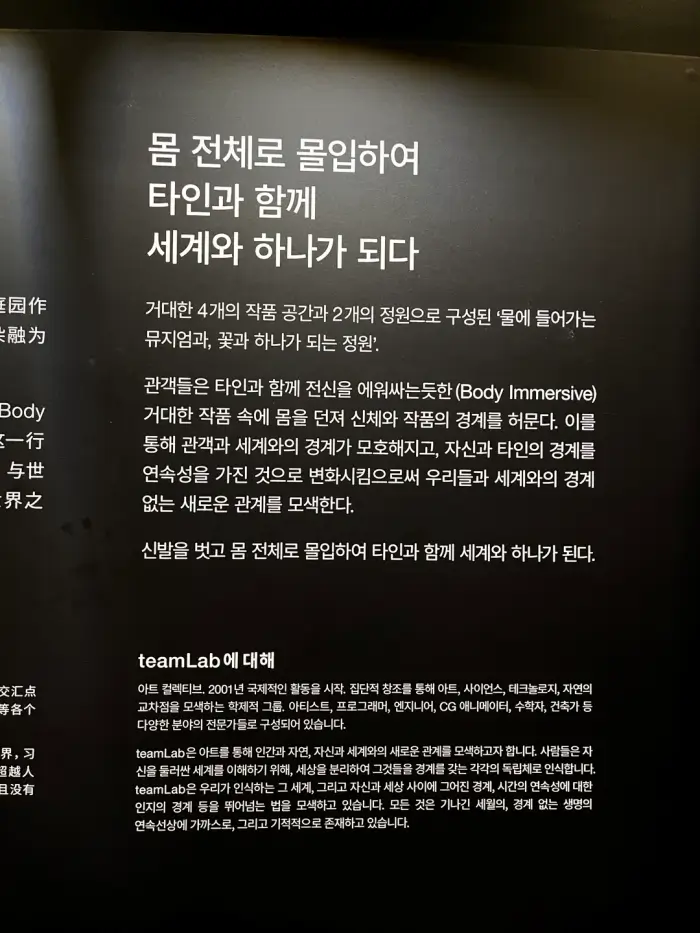 팀랩-플래닛-도쿄-한국어-설명