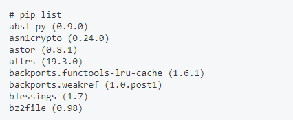  Python Package requirements.txt 관리