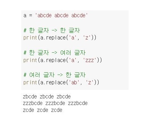  파이썬 replace 함수 사용 case 정리, 예시