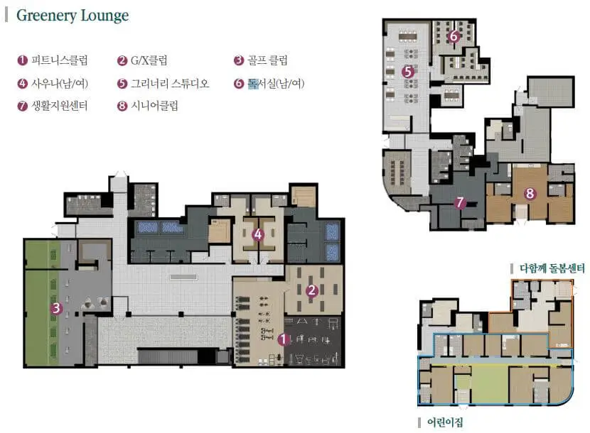 커뮤니티 - 평면도