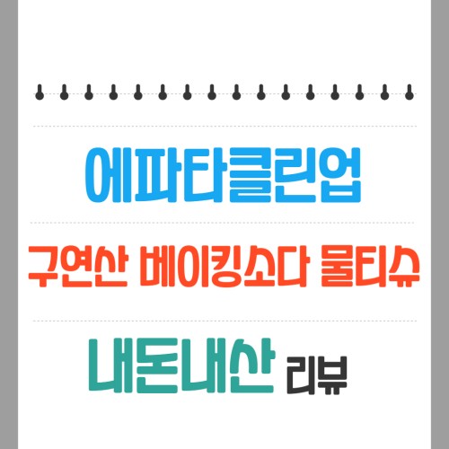 에파타클린업-구연산-베이킹소다-물티슈-썸네일