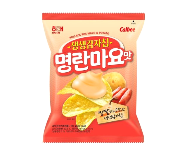  생생감자칩 명란마요 맛, 가격, 파는곳, 칼로리 정보 솔직리뷰 후기/편의점