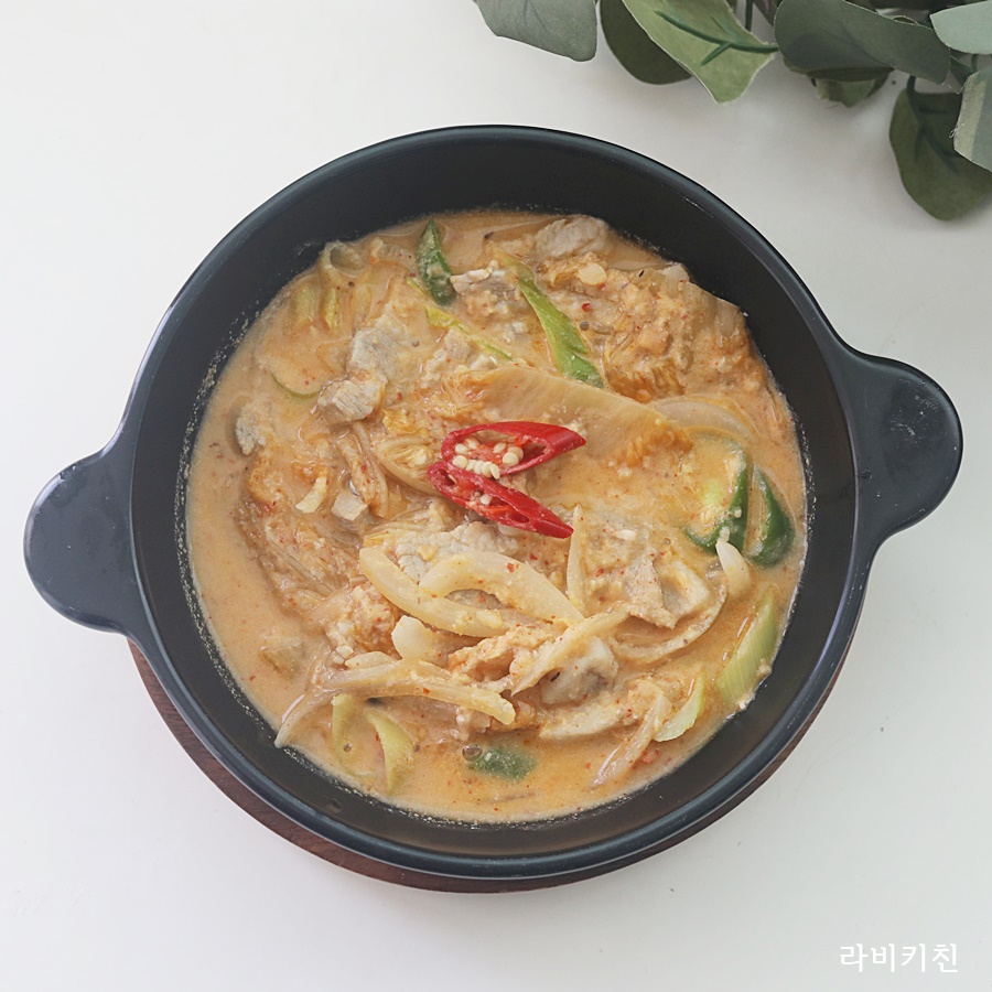 백종원 김치비지찌개 콩비지찌개 만드는 법 돼지고기 비지찌개 레시피 콩비지요리
