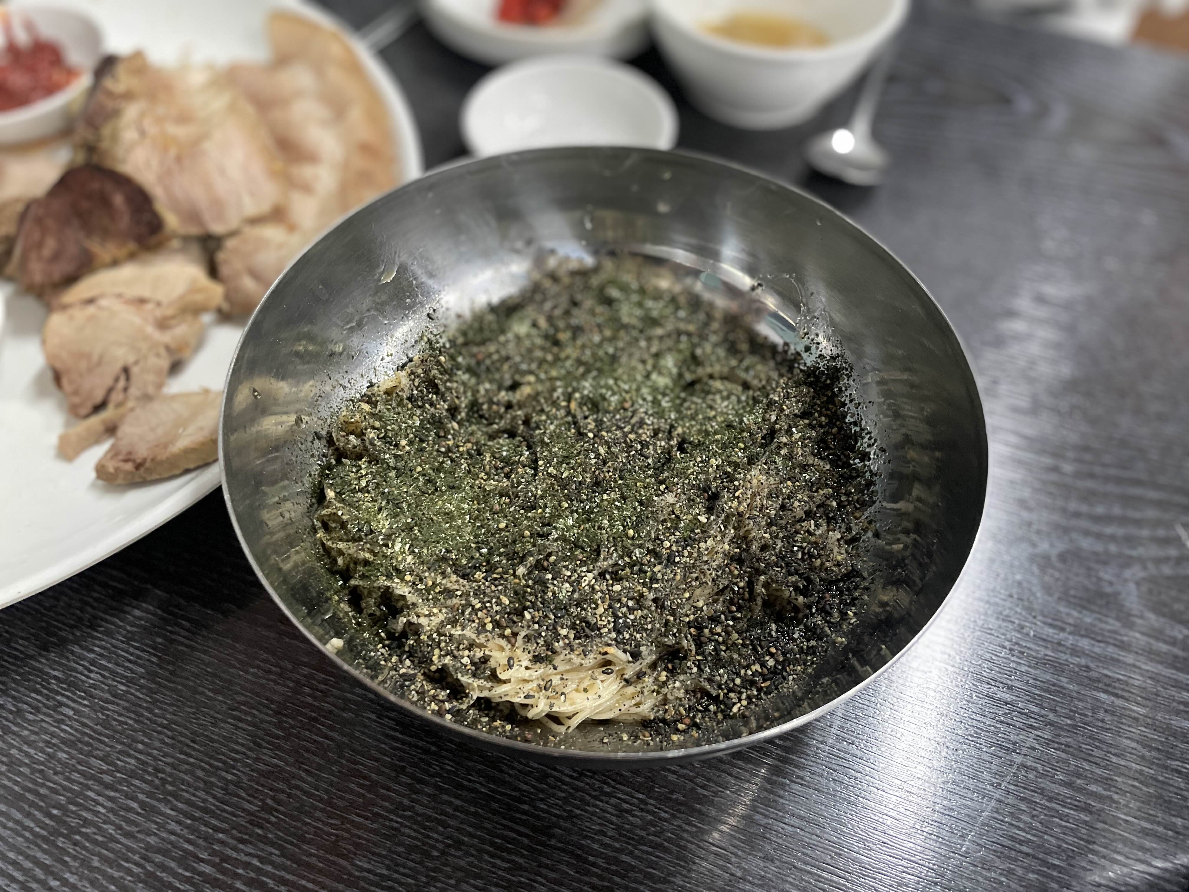 청류벽 들기름 막국수
