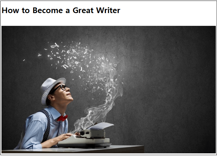  좋은 작가 되는 법 How to Become a Great Writer
