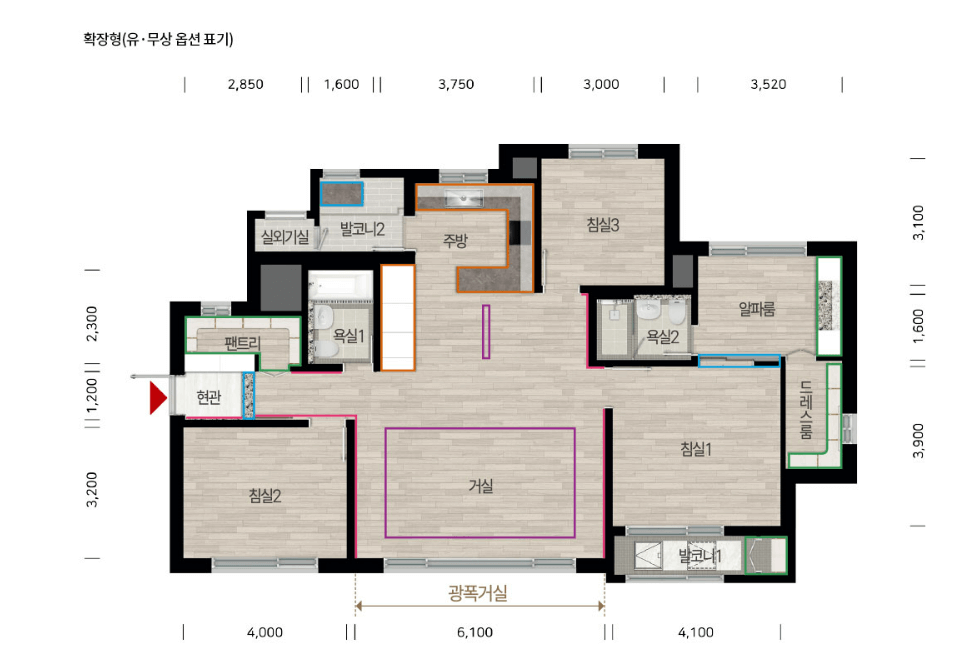 의왕고천지구 대방 디에트르 센트럴 분양가 모델하우스 견본주택