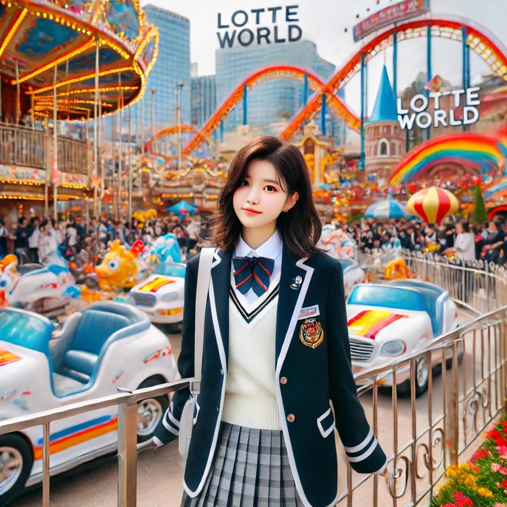 롯데월드 교복