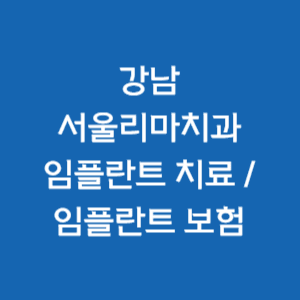  강남 서울리마치과 임플란트 치료(맞춤형, 즉시, 네비게이션, 무치악, 뼈이식)/ 보험