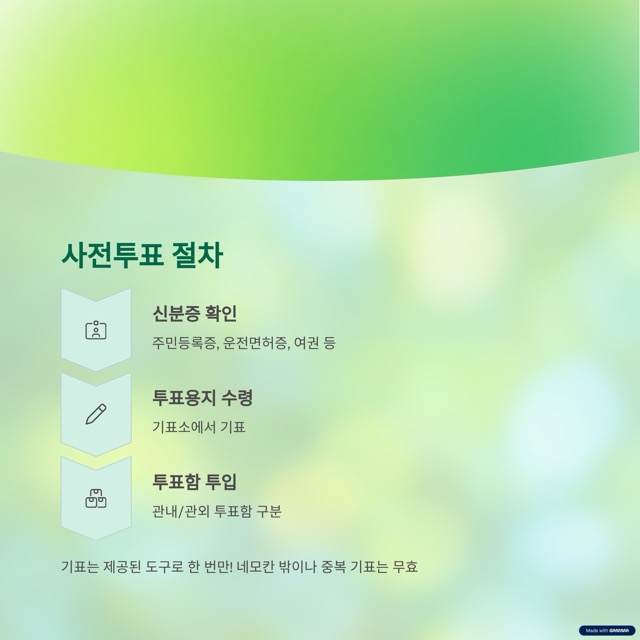 대통령 선거 사전투표