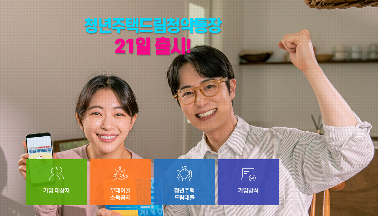 2025년 청년 주택드림 청약통장 가입조건 및 혜택 알아보기