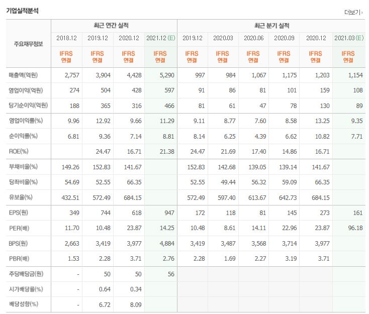  엘비세미콘(061970) 기업분석 및 전망
