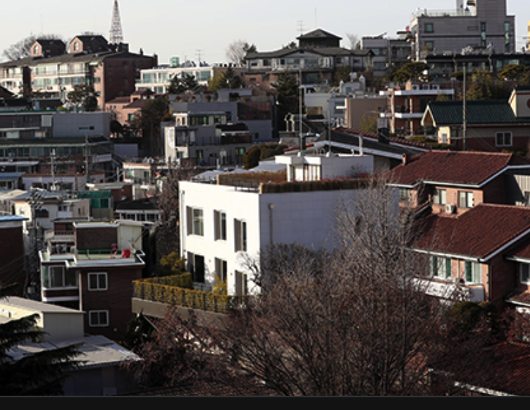 대한민국 주택 밀집 구역 사진