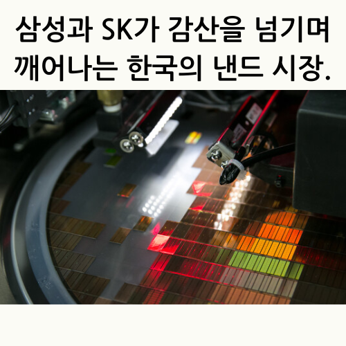  이득보는! 삼성과 SK가 감산을 넘기며 깨어나는 한국의 낸드 시장.