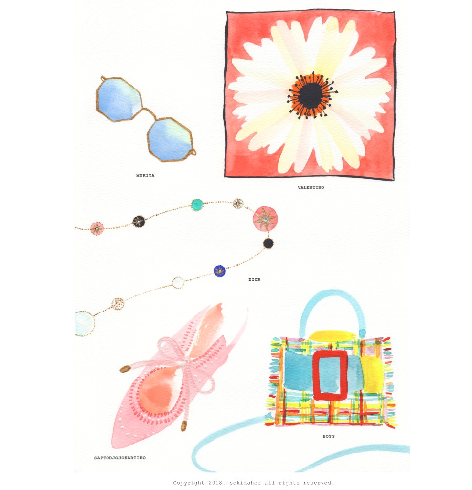  The color of the summer breeze