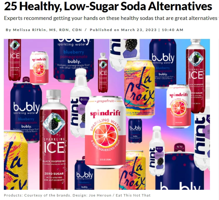 콜라 말고 &#39;탄산수&#39;의 건강 효과 25 Healthy&#44; Low-Sugar Soda Alternatives