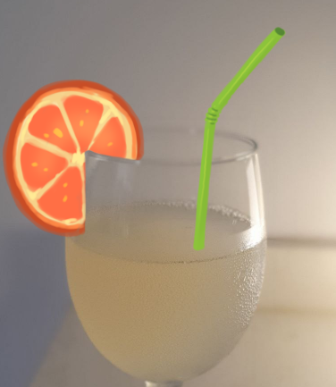 사진에 재미있는 그림 낙서하기