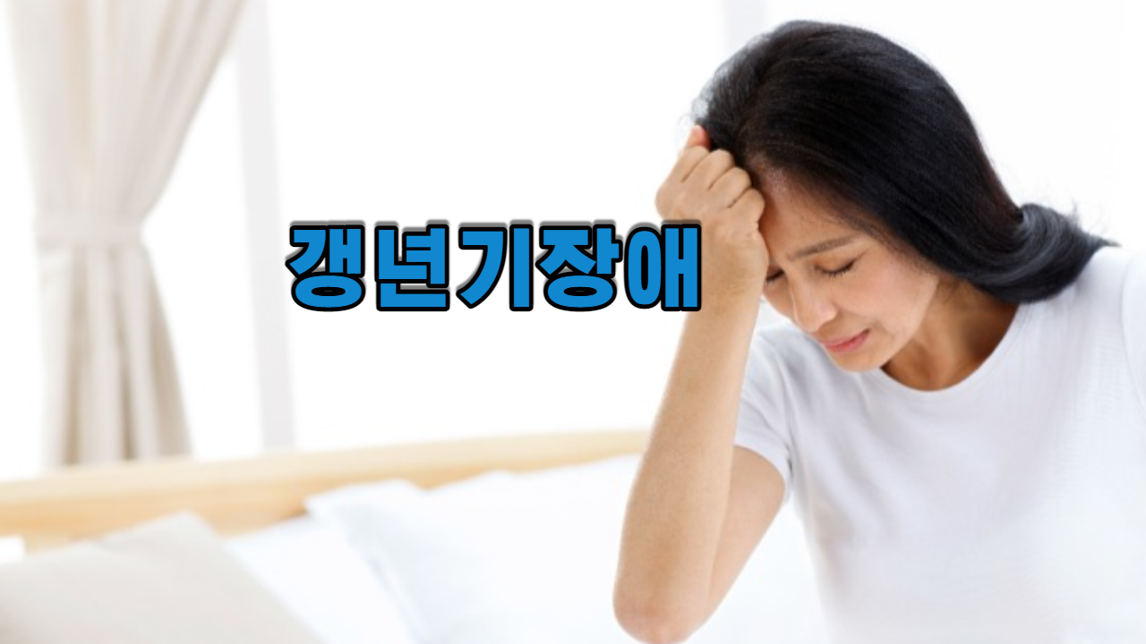  갱년기장애