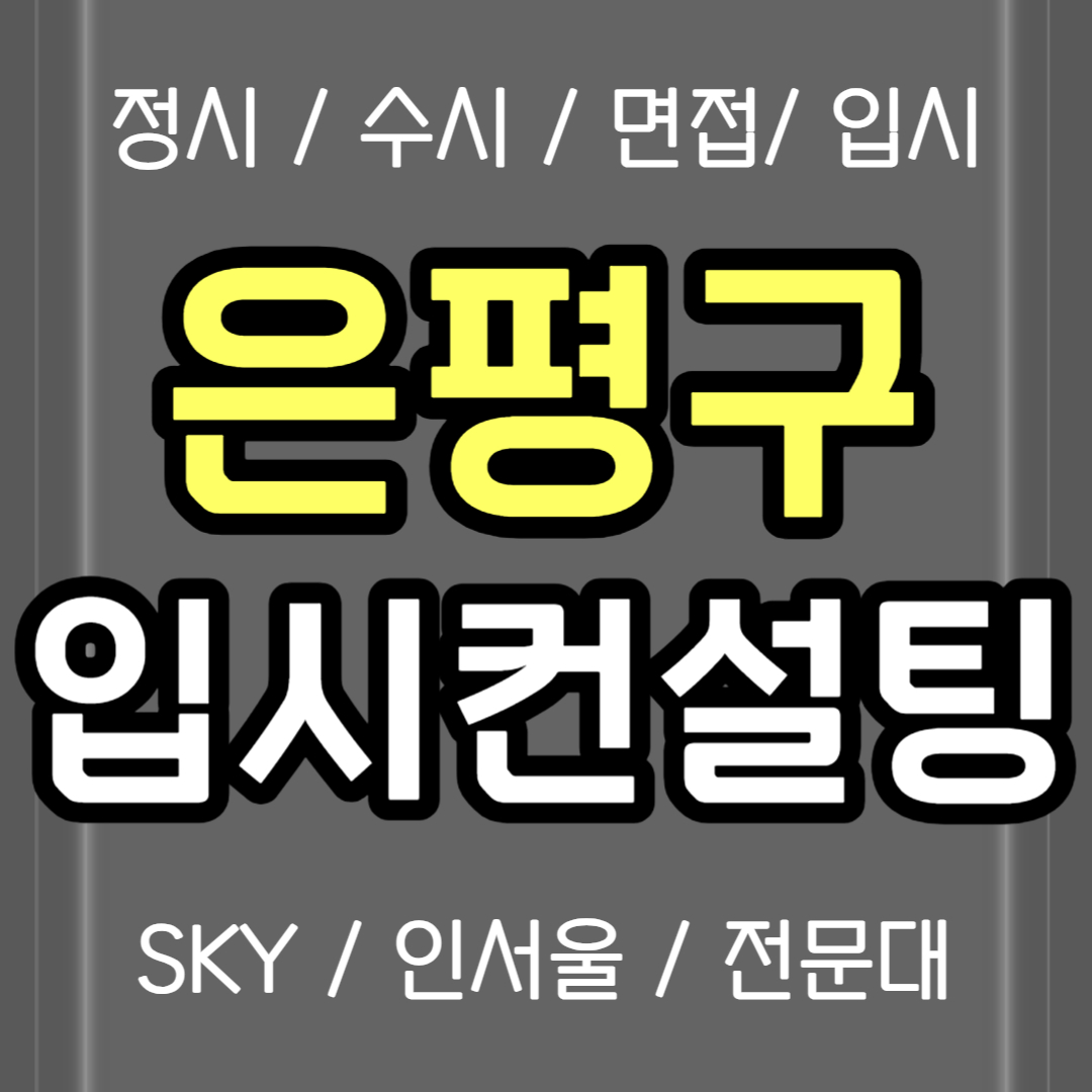  은평구 정시컨설팅 입시컨설팅 중2 중3 응암동 수시컨설팅 전문 고1 고2 고3 화상 입시컨설팅 추천 생기부 의대 스카이