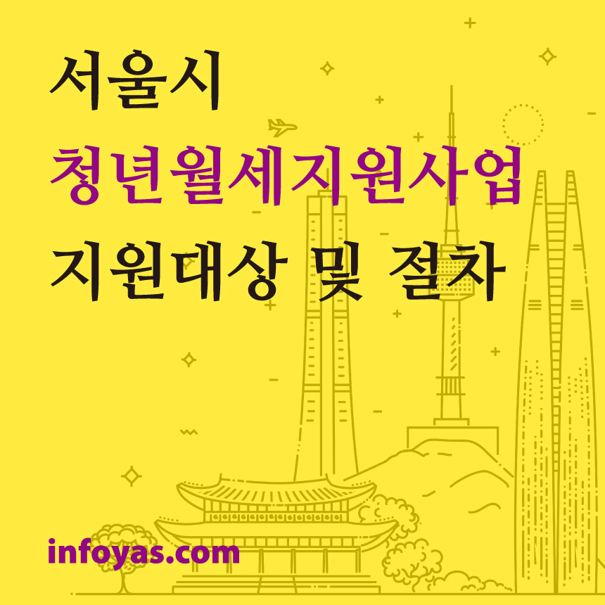  서울시 청년 월세지원사업 지원대상 / 지원 절차 확인하기
