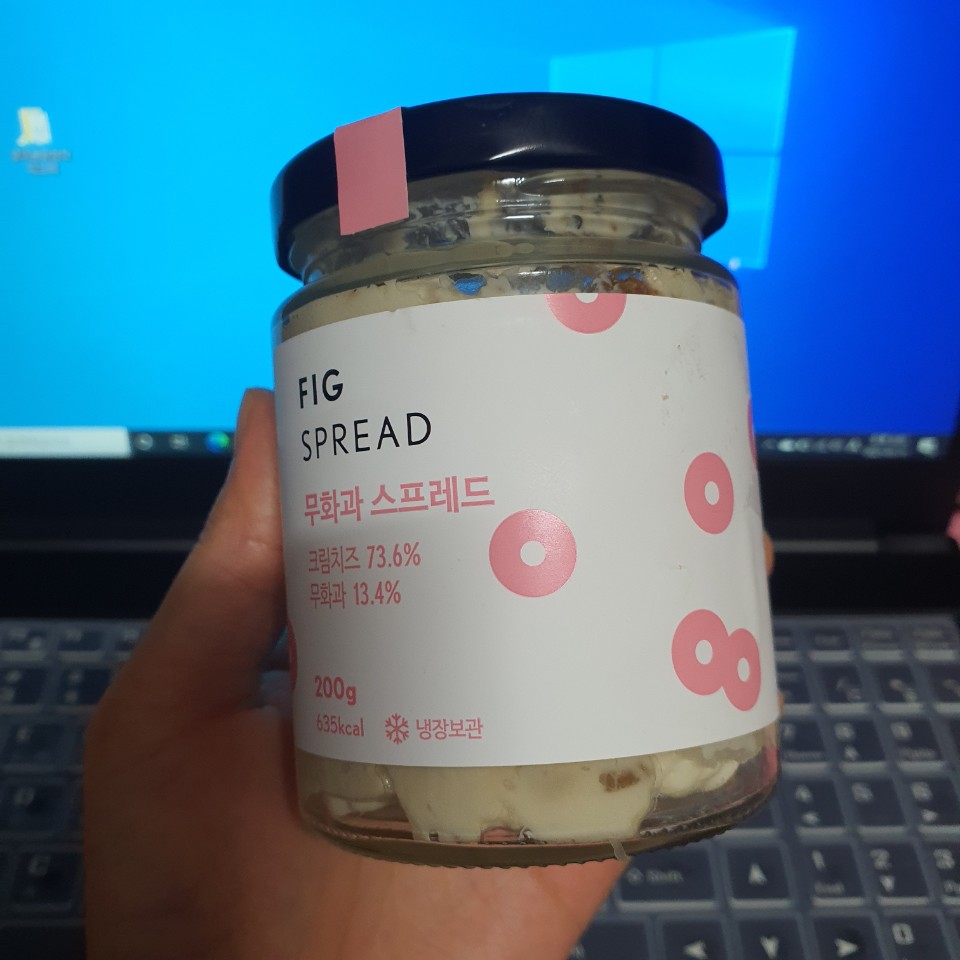  마켓컬리 크림치즈) 포비 크림치즈 '무화과 스프레드' 구매 후기