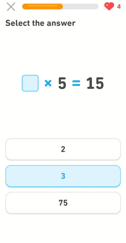 듀오링고 수학(Math) 과정