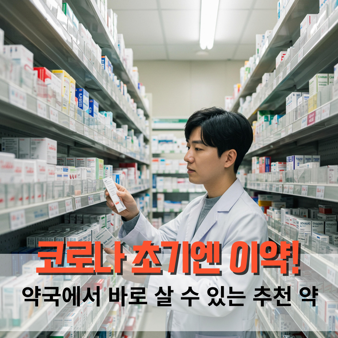 코로나 초기 증상엔 이 약! 약국에서 바로 살 수 있는 추천 약