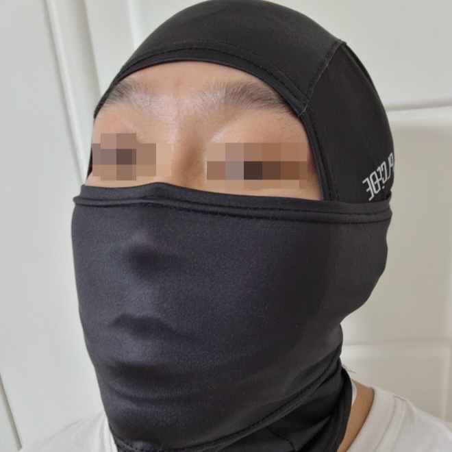 오토바이와 자전거 여름용 바라클라바