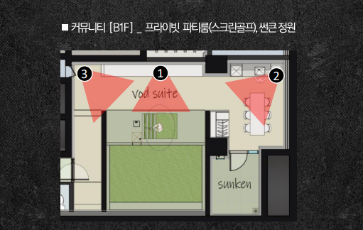 상지카일룸M도산 커뮤니티시설