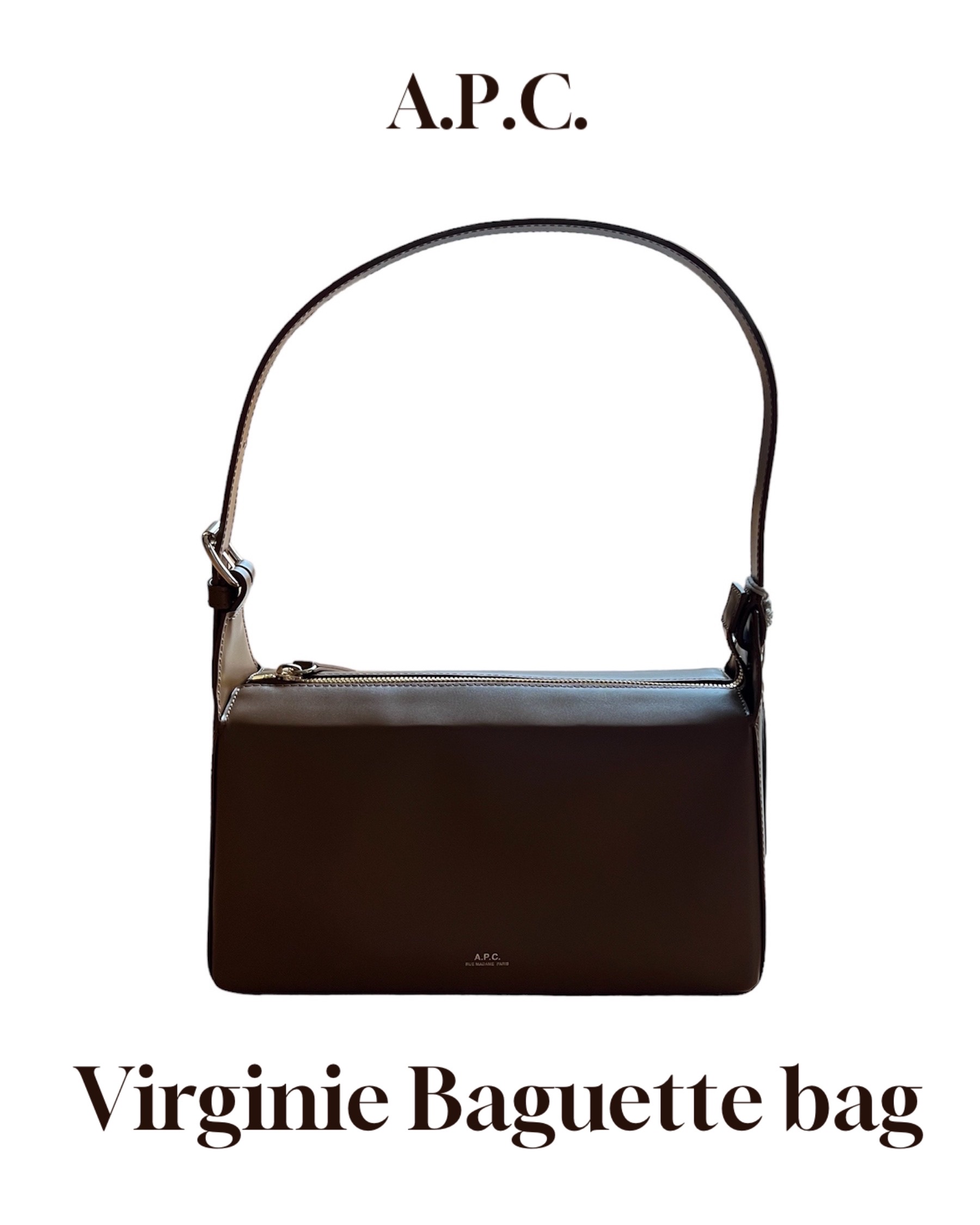 A.P.C. Virginie Baguette bag